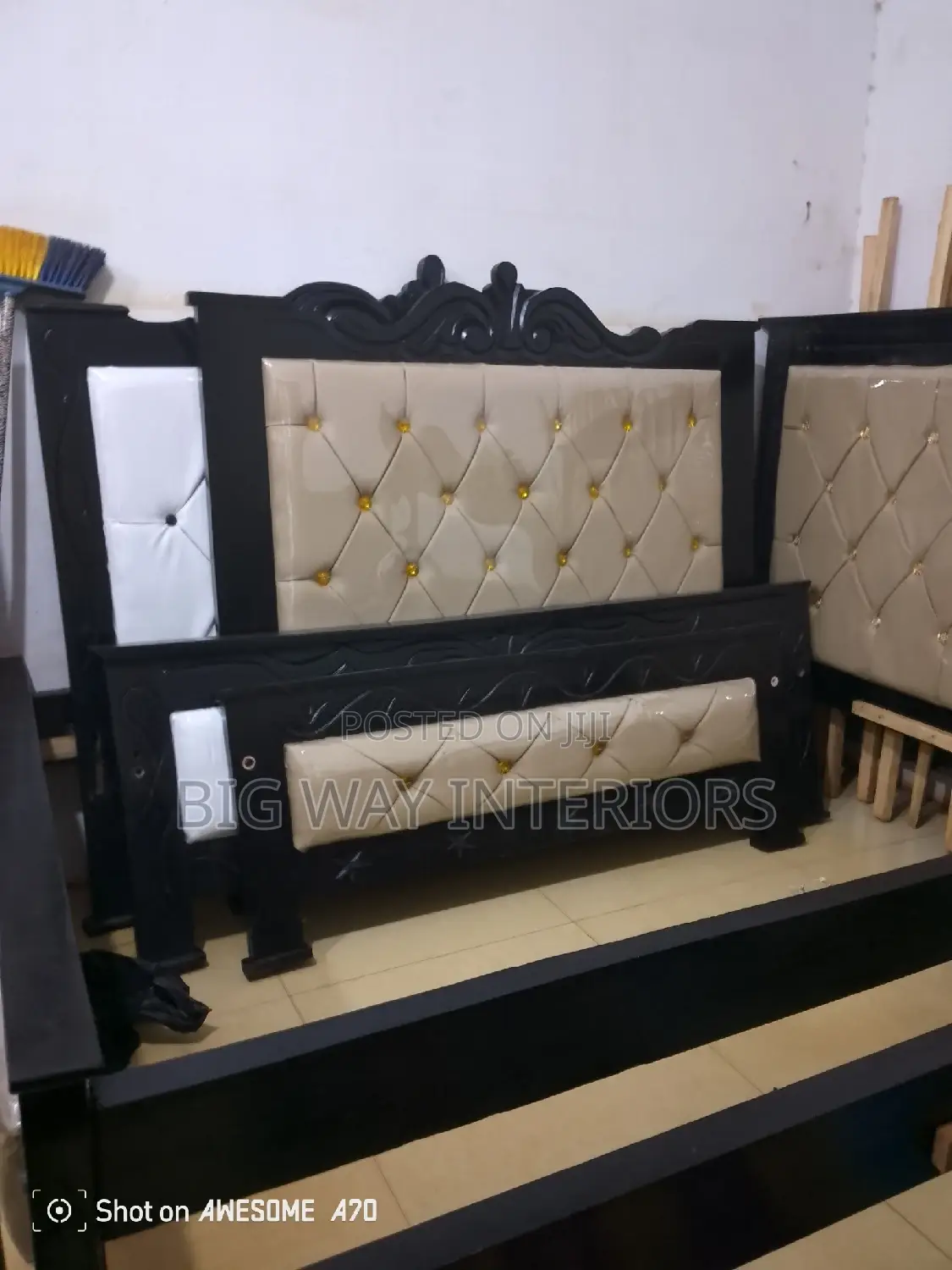 Leather Bed