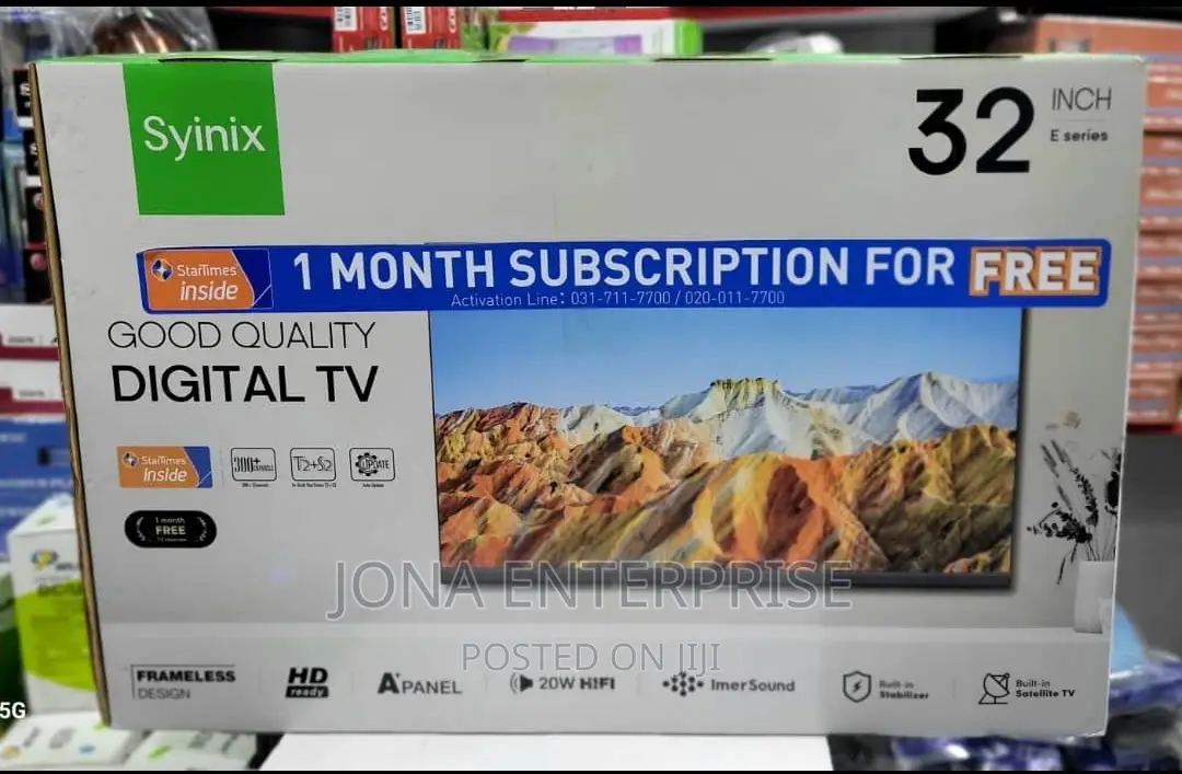 Synix With Inbuilt Startimes Decorder and Free to Air
