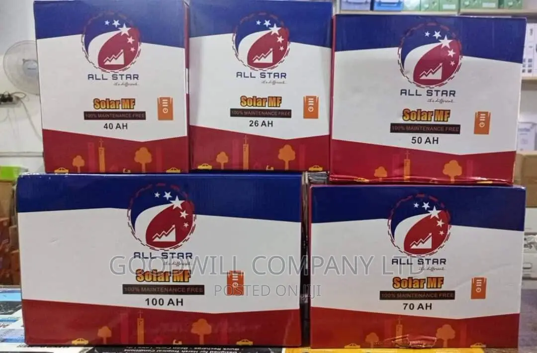 100ah All Star Battery in Central Division Solar Energy, Goodwill