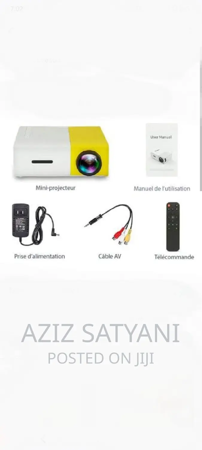 Borren BR-400 Lumens Full HD Native 1080P Led Projector