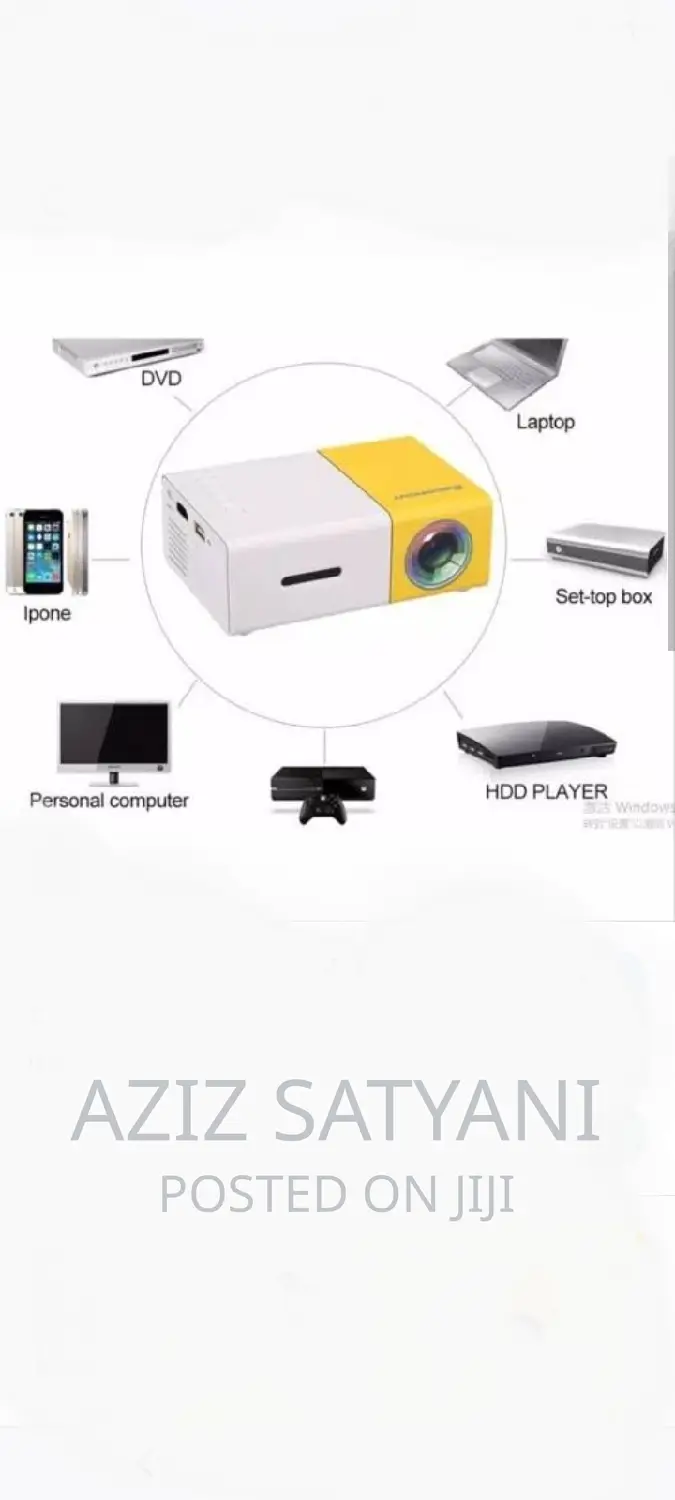 Borren BR-400 Lumens Full HD Native 1080P Led Projector