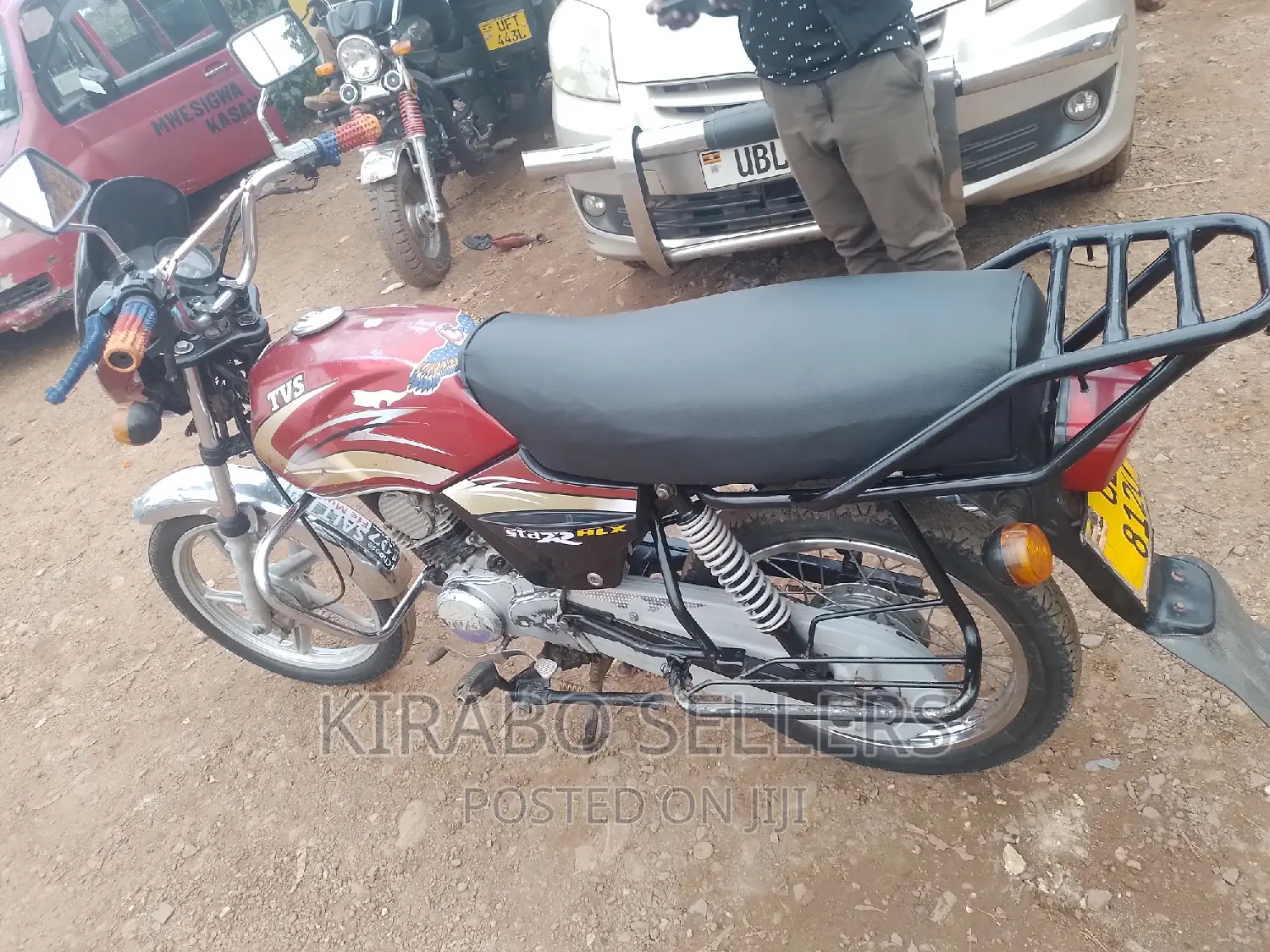 TVS XL 100 2020 Red