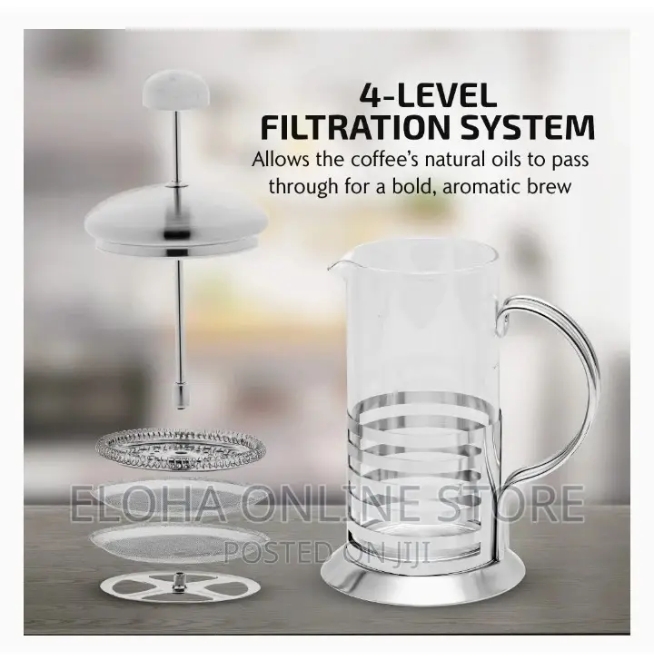 Tea and Coffee Maker French Filter Press Pot