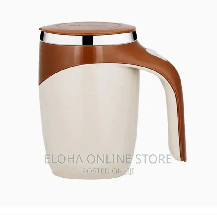 Automatic Self Stirring Mug Stainless Steel