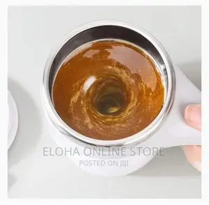 Automatic Self Stirring Mug Stainless Steel