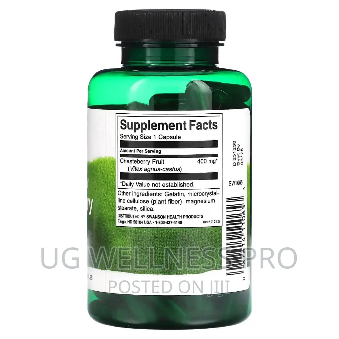 Swanson, Full Spectrum Chasteberry Fruit, 400 Mg, 120