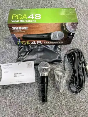 Original Shure PGA48 Cardioid Dynamic Wired Vocal Microphone