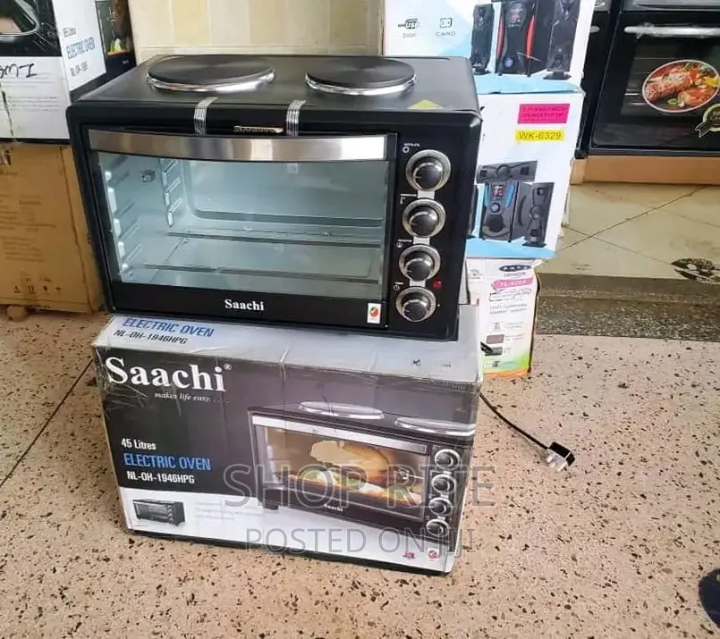 Saachi 45 Litres Mini Oven With Two Hot Plates