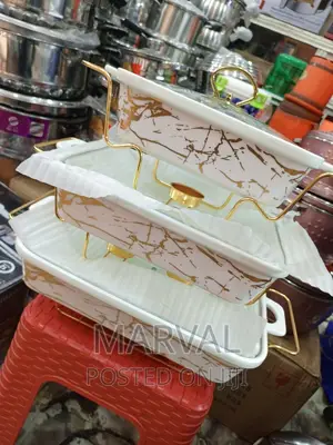 Golden Food Warmer Set of 3pcs