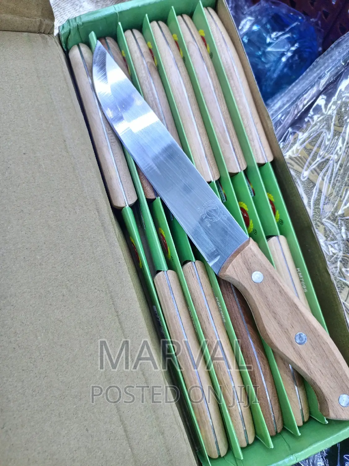 12pcs Wooden Knives