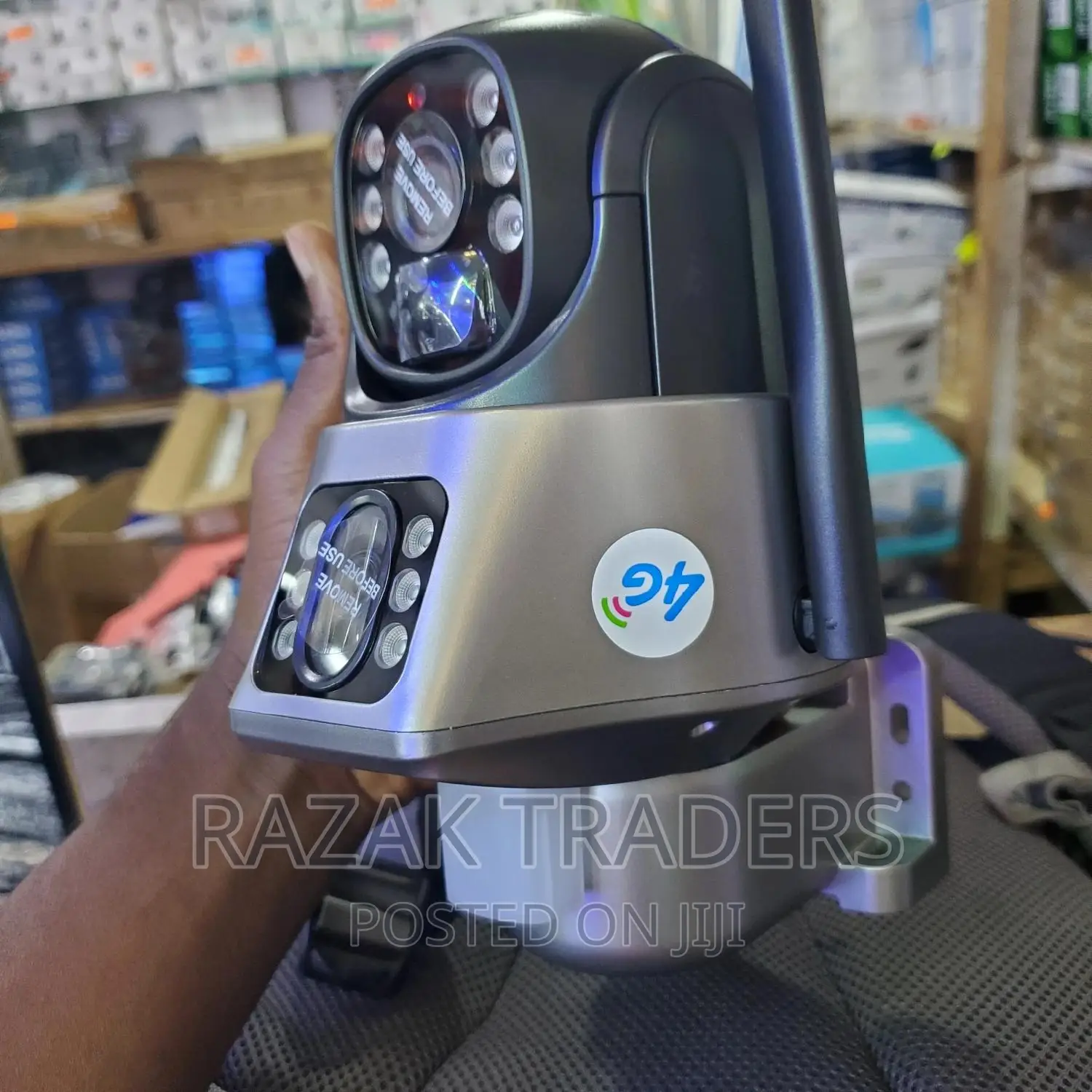 Dual Lens Solar 4G Simcard Outdoor Rechargeable Camera