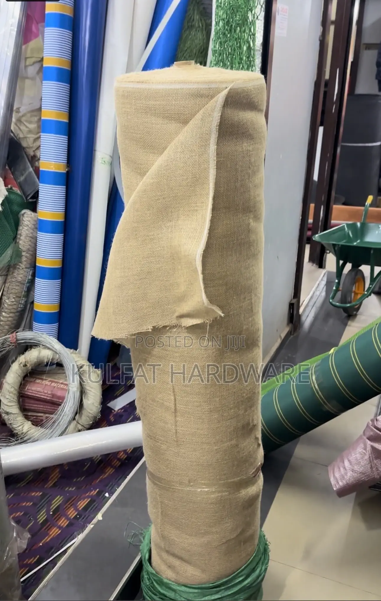 Burlarp /Jute Column Beam Fabric