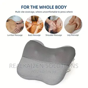 3D Heated Shiatsu Smart Kneading Neck | Back Massage Pillow