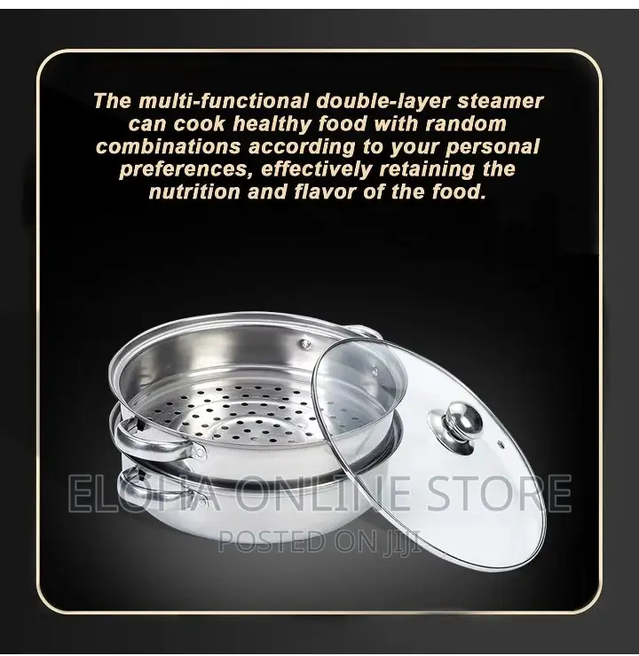 2 Layer Steamer and Cooking Pot