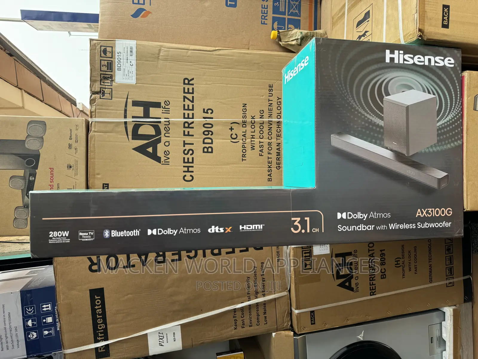 Hisense Sound Bar 280W New