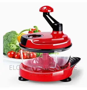 Manual Hand Crank Food Chopper Sharp Blades