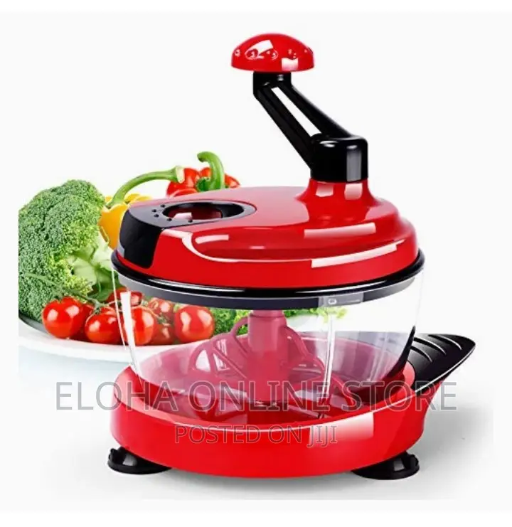 Manual Hand Crank Food Chopper Sharp Blades
