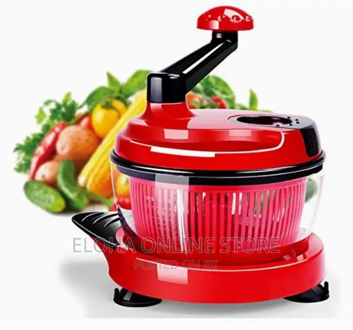 Manual Hand Crank Food Chopper Sharp Blades