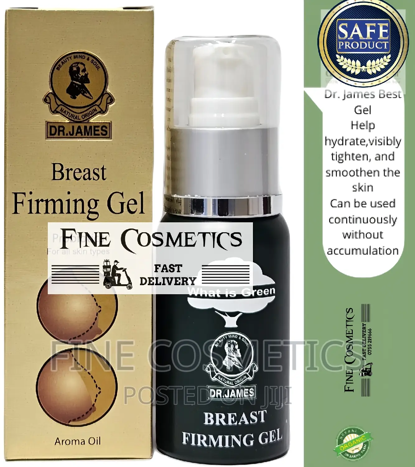 DR JAMES BREAST FIRMING GEL | Chest Lifting and Tightening.