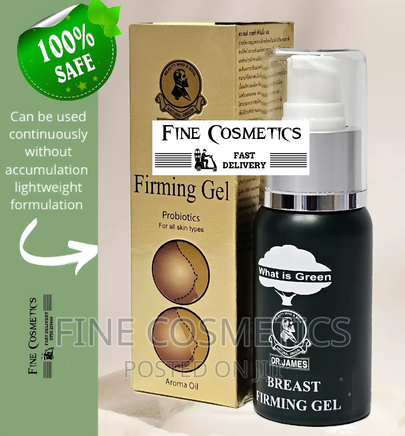 DR JAMES BREAST FIRMING GEL | Chest Lifting and Tightening.