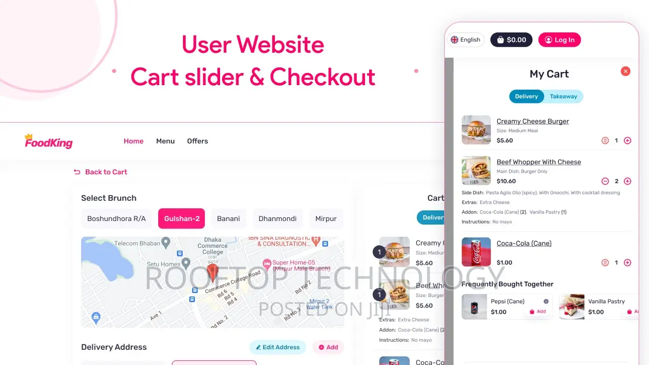 Foodking - Restaurant Food Delivery System With Admin Panel