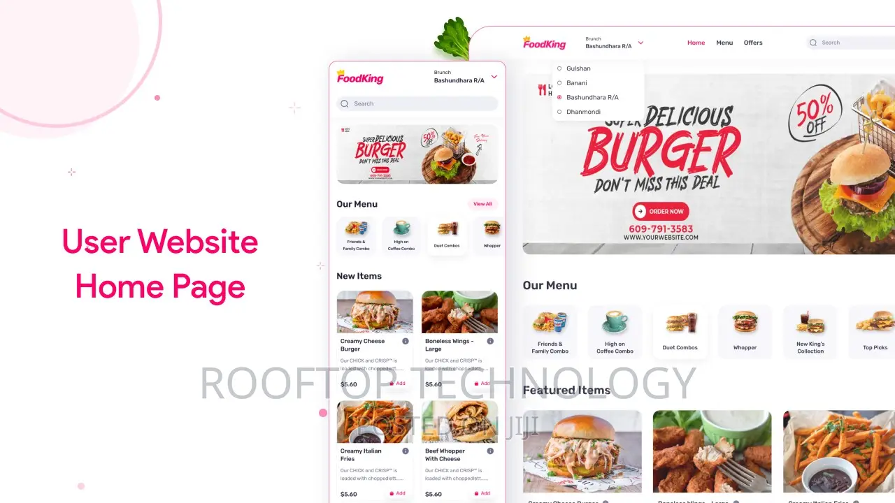 Foodking - Restaurant Food Delivery System With Admin Panel