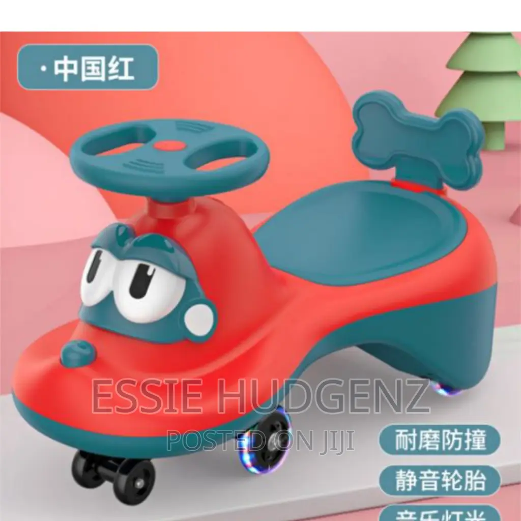 Carton Children's Toy Car With Music Lighting