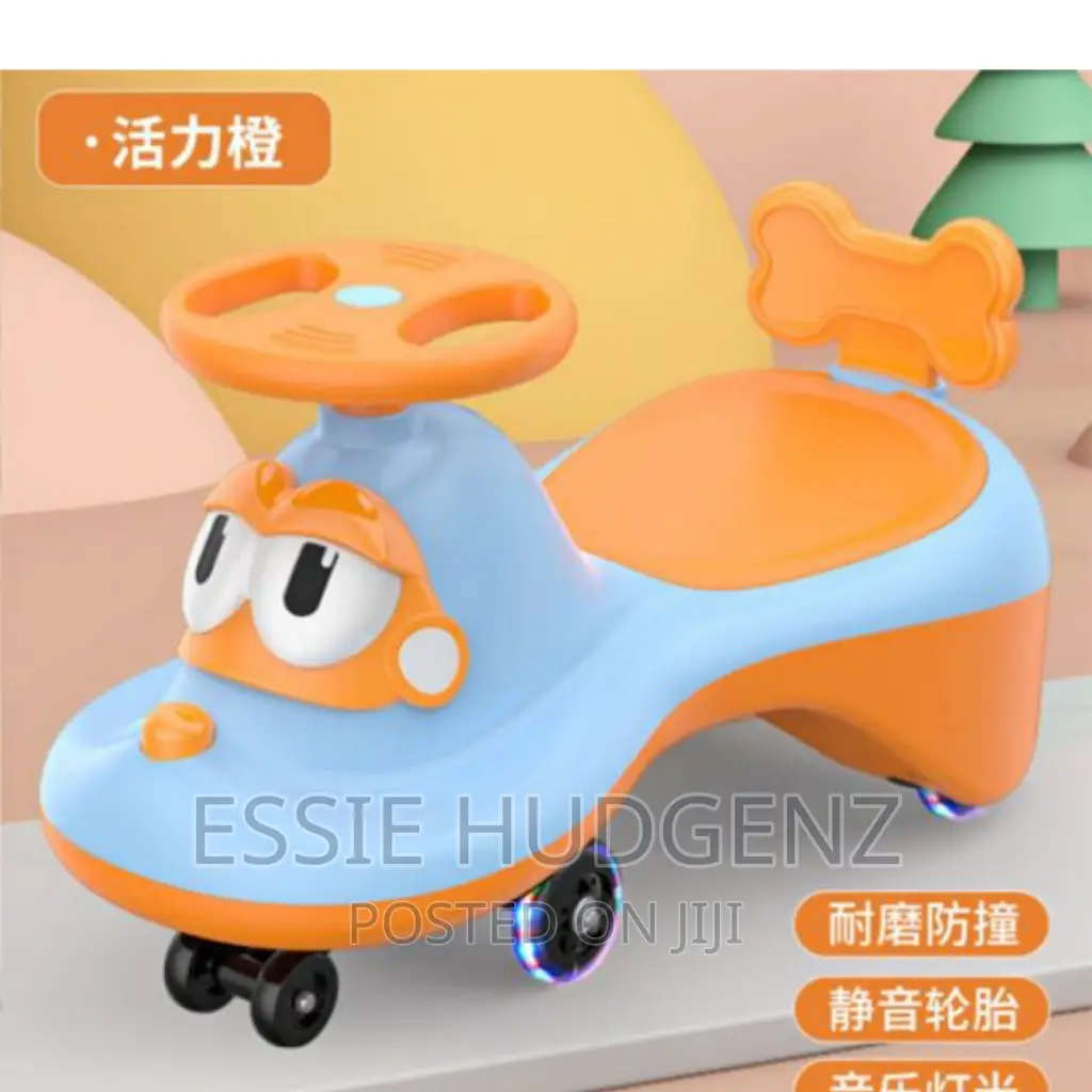 Carton Children's Toy Car With Music Lighting