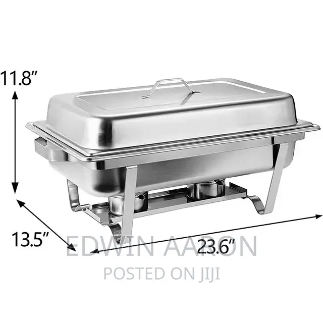Stainless Steel Chafing Dish With 3 Pans