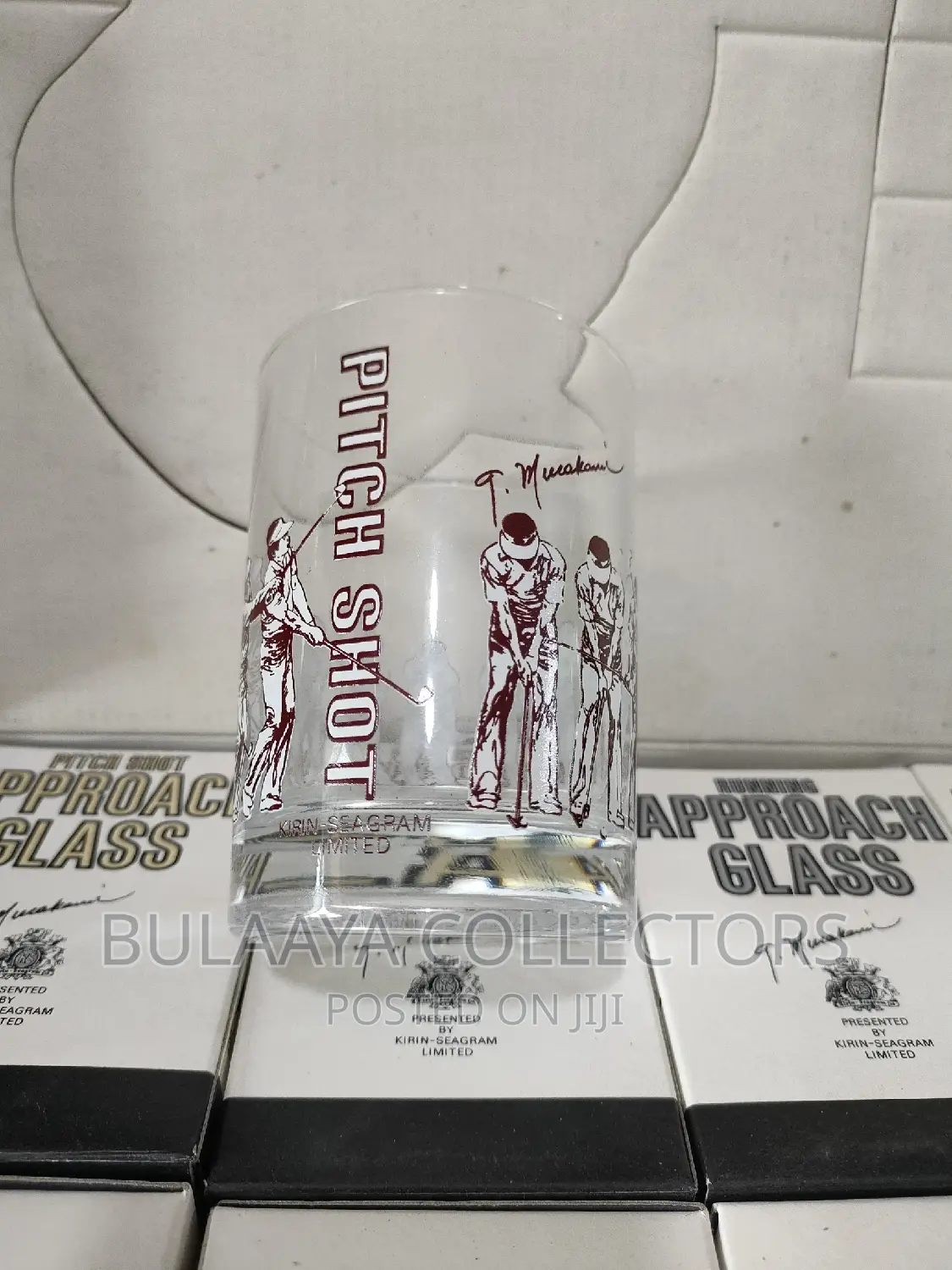 Set of Robert Brown Whisky Glasses for Golfers 12pcs