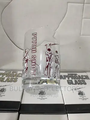 Set of Robert Brown Whisky Glasses for Golfers 12pcs