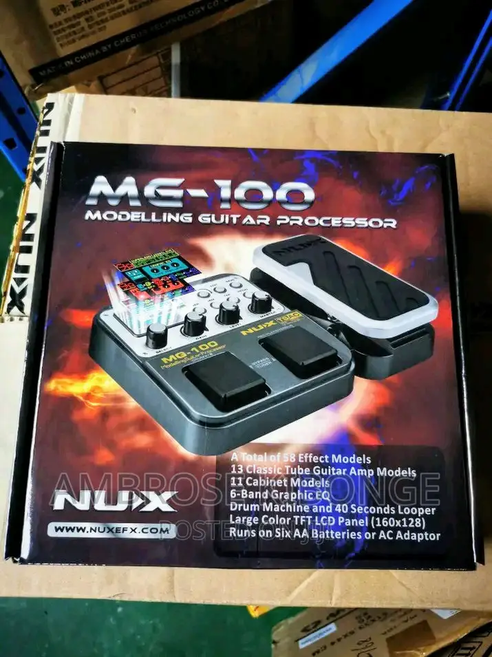 Multi Effects NUX MG-100 Processor Solo Guitar Effect Pedal.