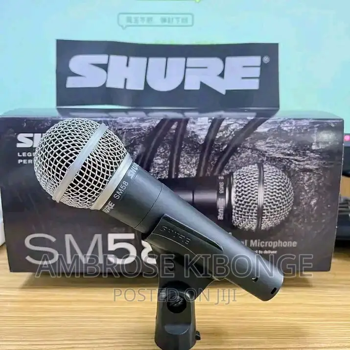 Hand-Held SHURE SM58 Professional Dynamic Microphone - Black
