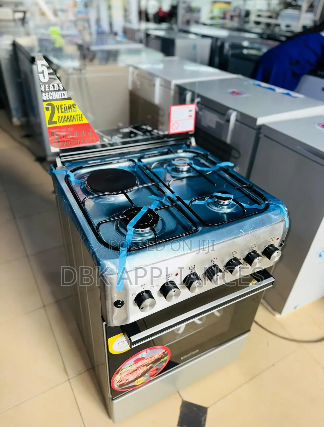 Blueflame 3gas 1electric Cookers (60*60)Cm 2yr Warranty
