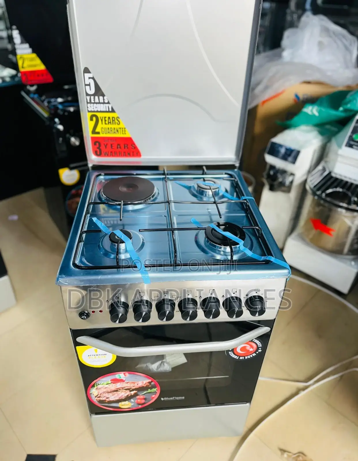 Blueflame 3gas + 1electric Cookers (60*60)Cm 2yr Warranty
