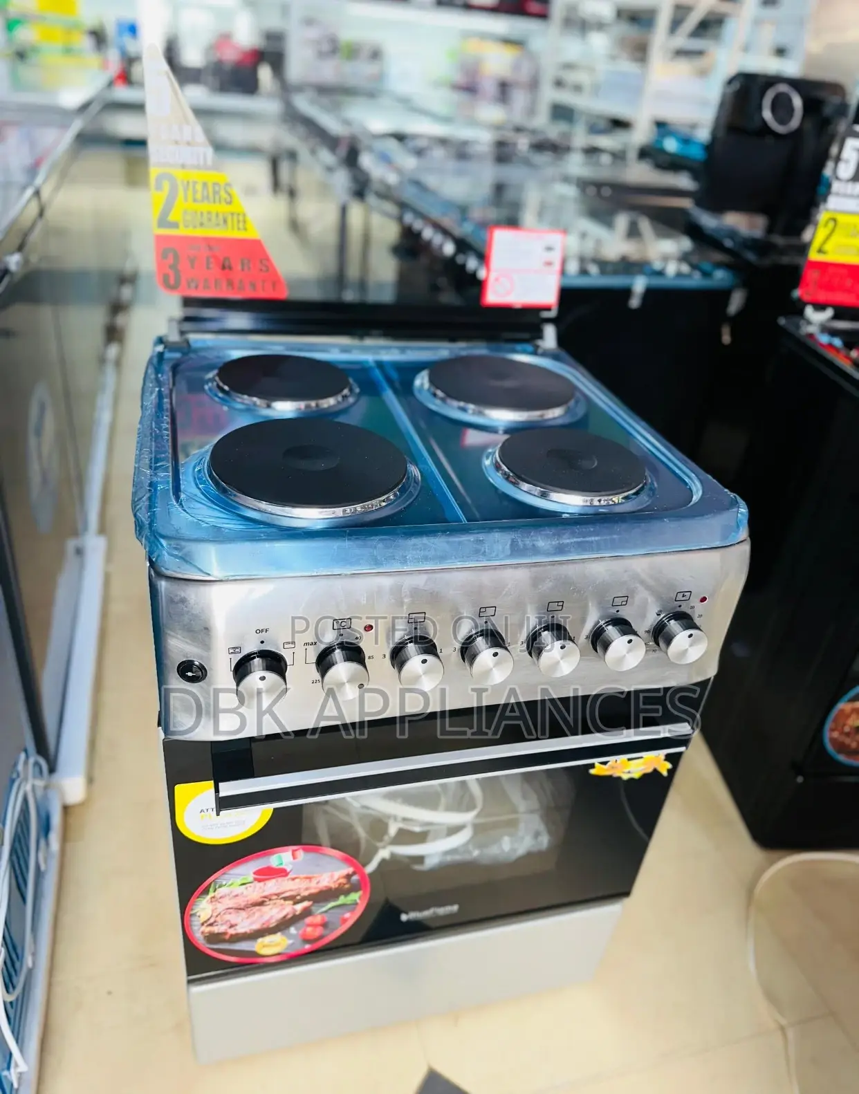Blueflame Full Electric Cooker (60*60)Cm 2yr Warranty