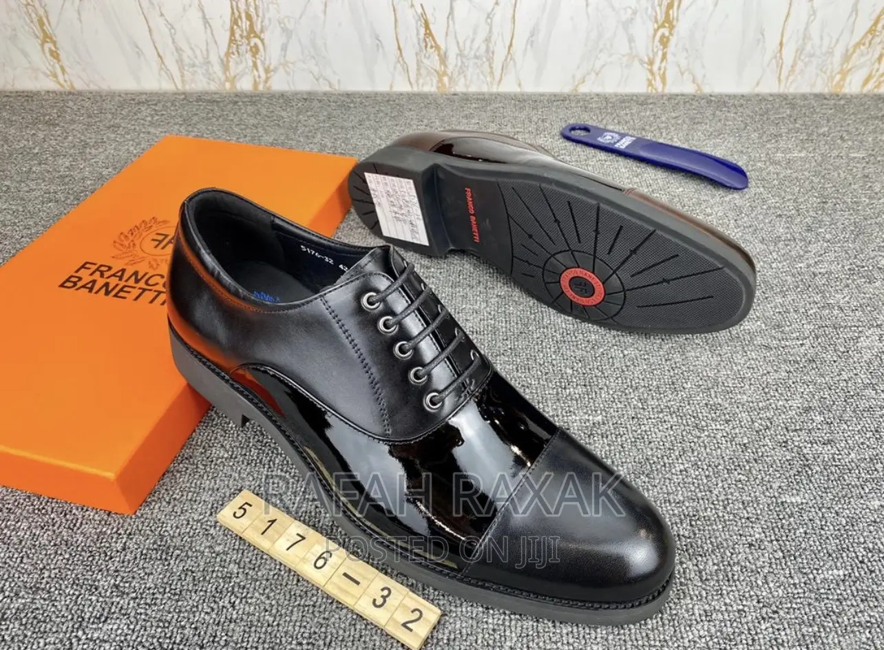 Original Classic Franco Banetti Leather Gentle Shoes