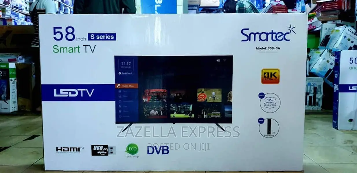 Smartec 55inch Smart Android Tv With Bluetooth