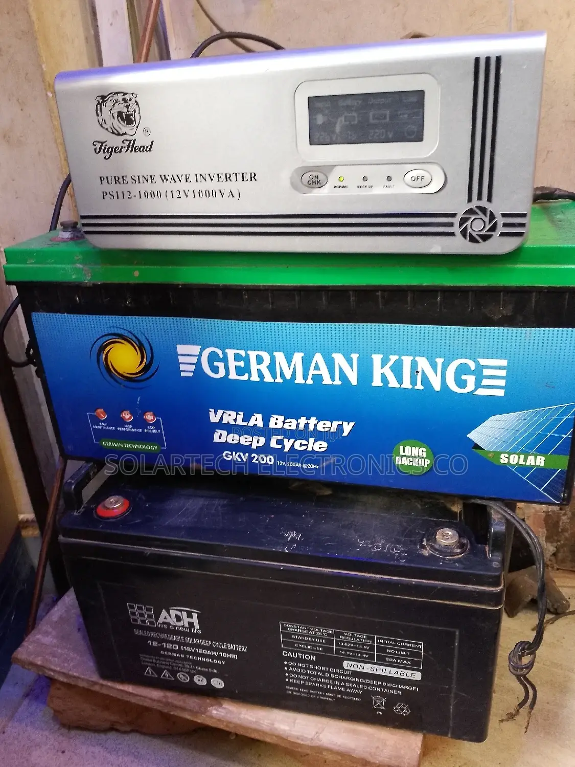 Power Backup System With 400AH Batteries