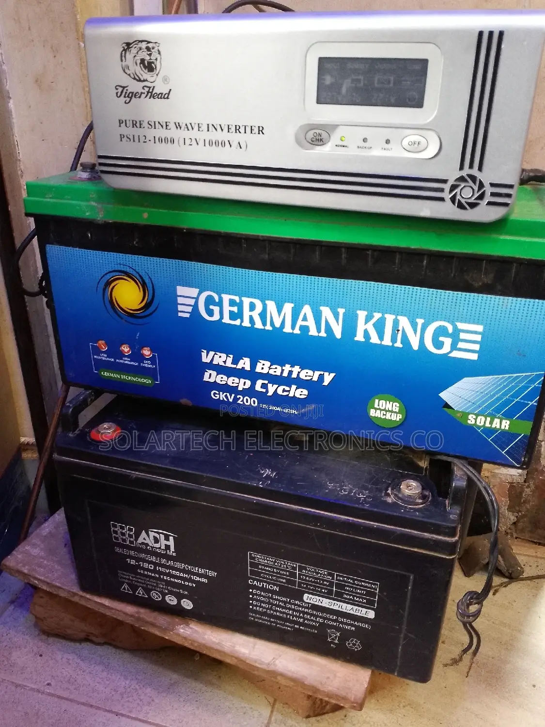Power Backup System With 400AH Batteries