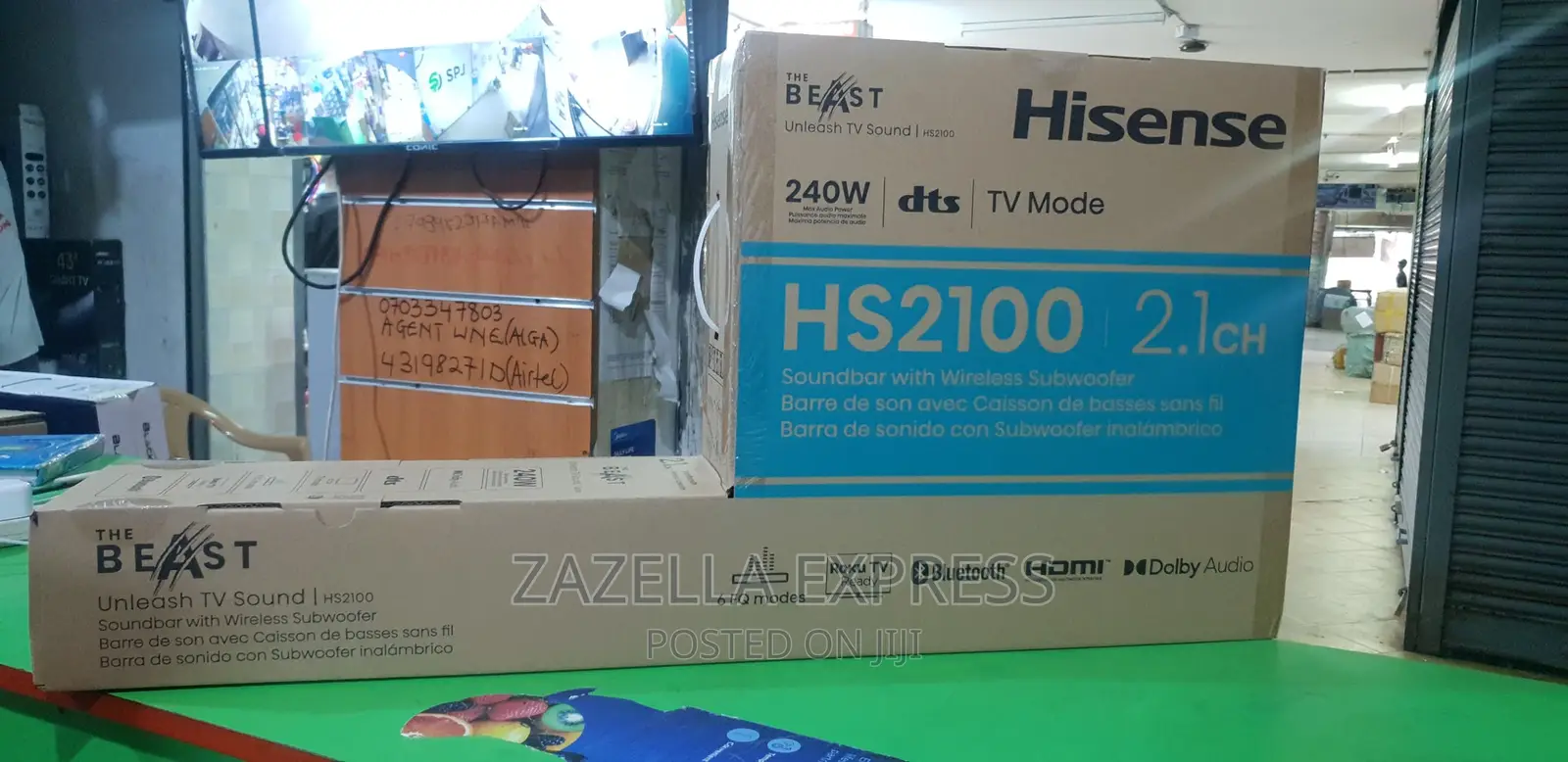 Hisense 2.1 Ch 240w Soundbar Hs2100
