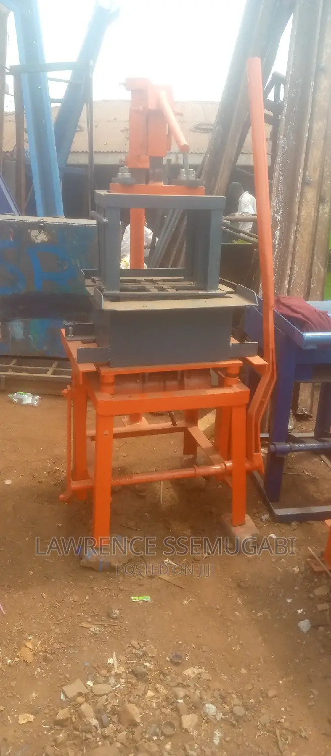 Engine And Electric Block Making Machine