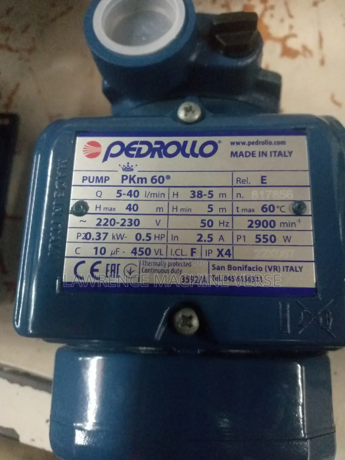 Surface Pump 40m and Pressure Control
