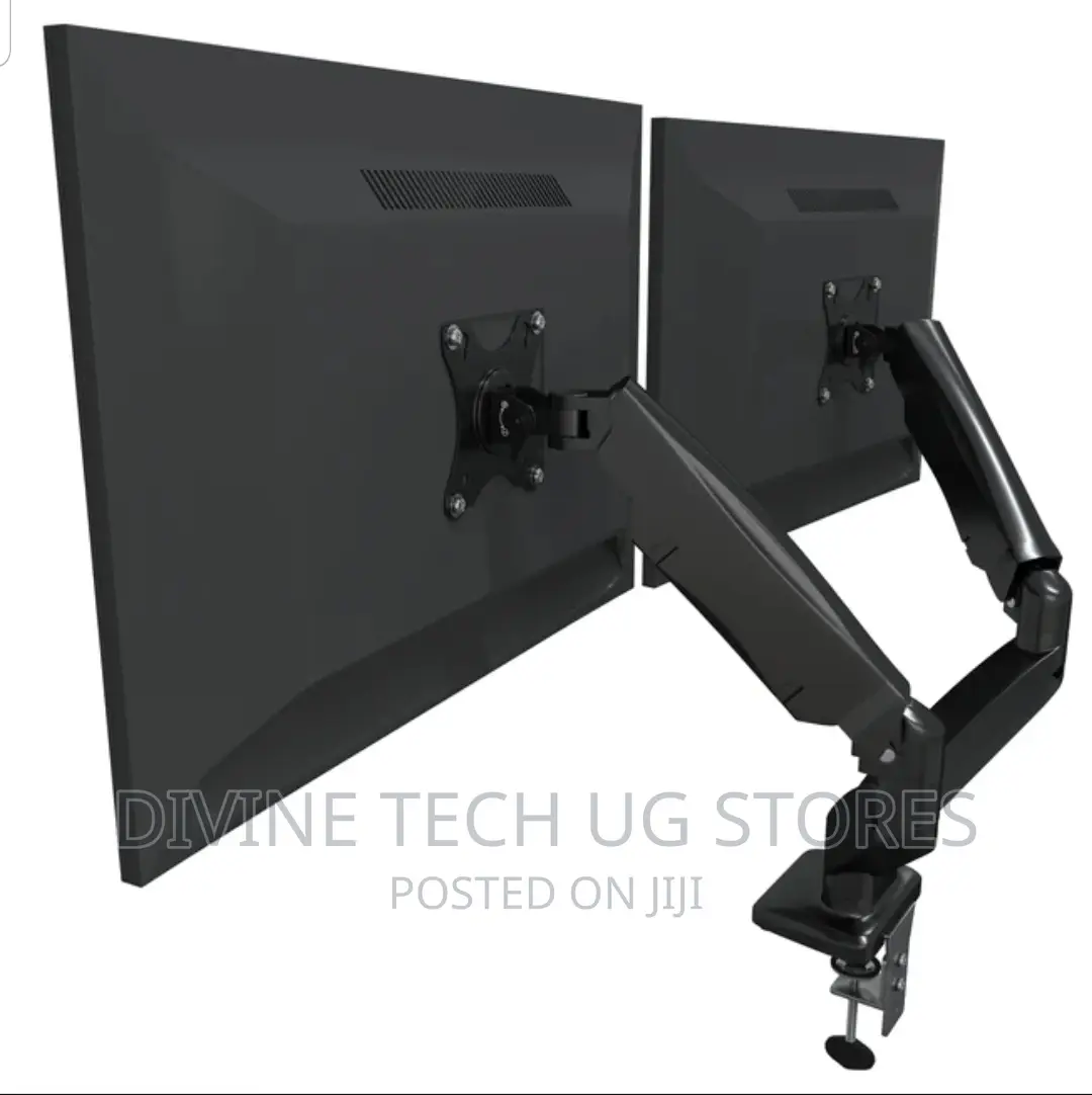 Dual Monitor Desk Mount Stand Full Motion Arm 17"- 32 Inch
