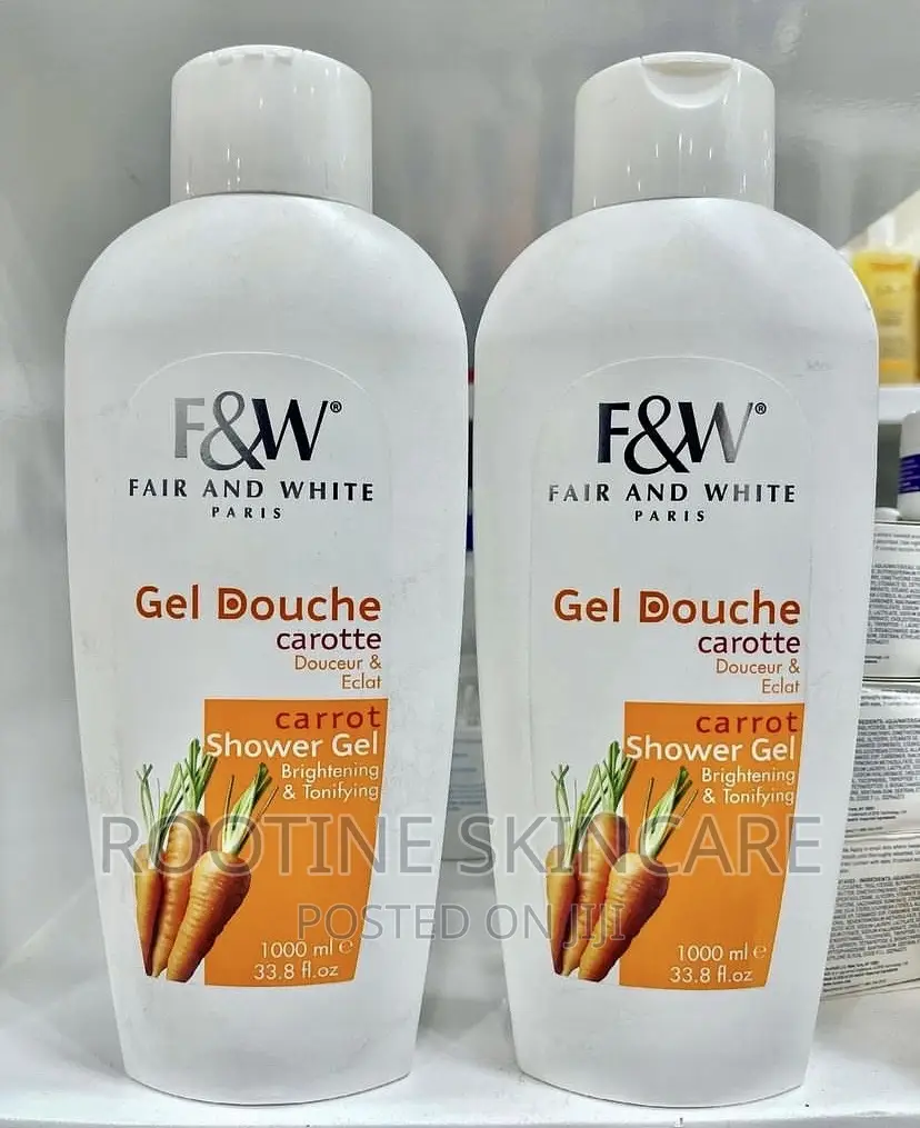 Fair and White Beightening Tonning Carrot Shower Gel