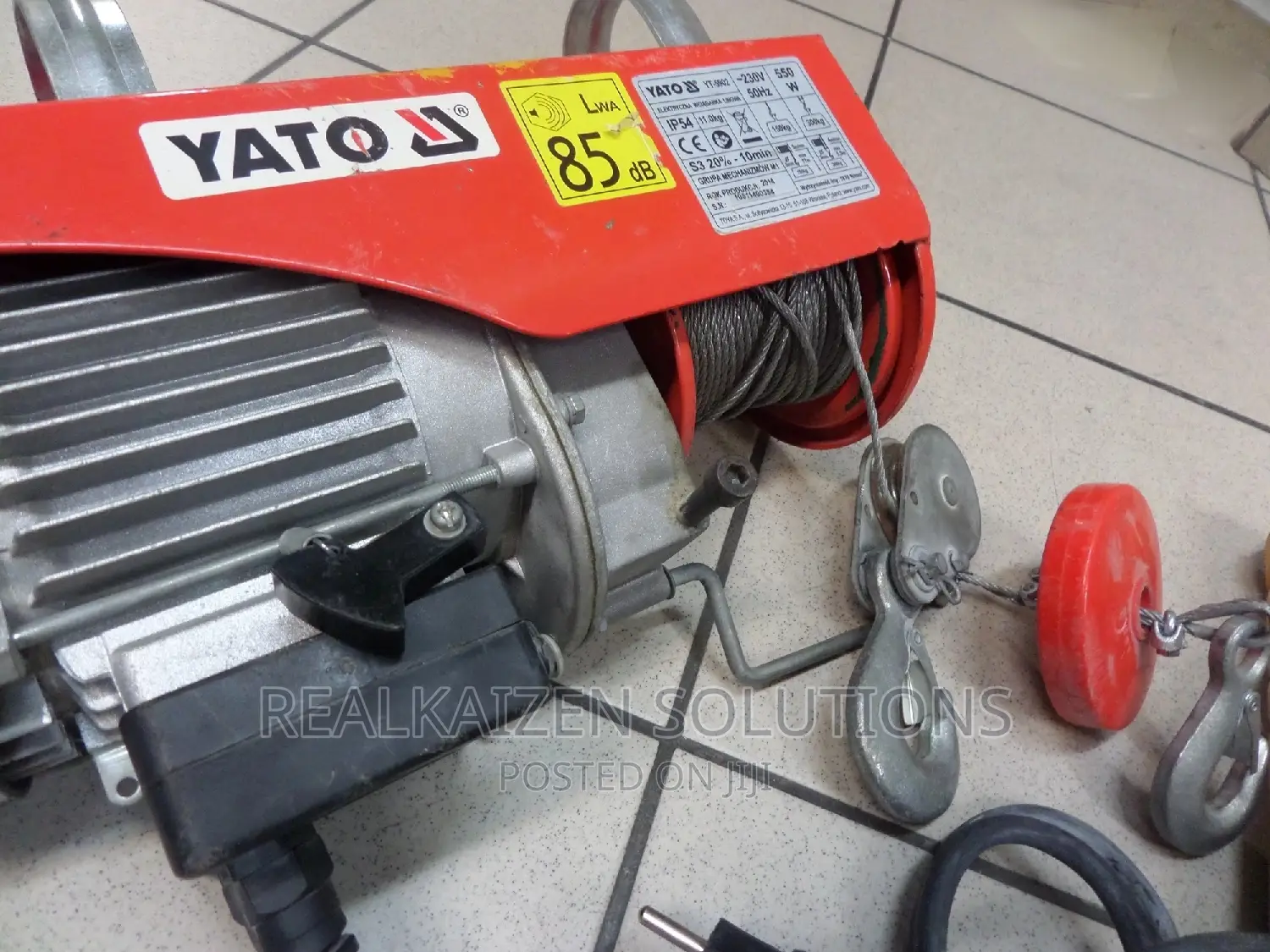 Poland YATO Premium 300kg Electric Hoist | Winch 550W