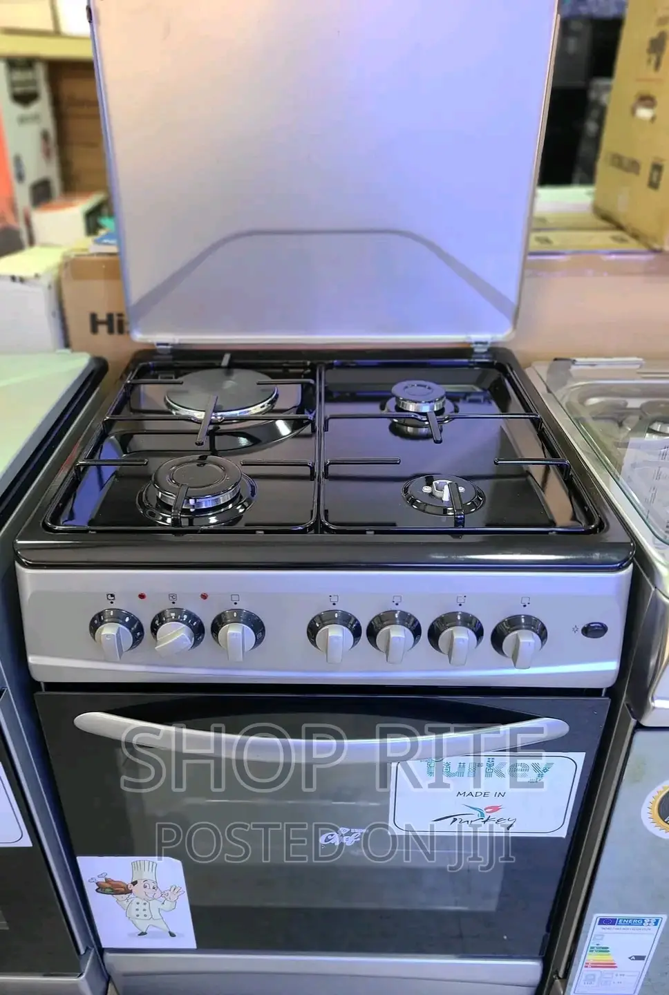 Super Chef 3gas 1electric Cooker 2 Yrs Warranty 60cm by 60cm