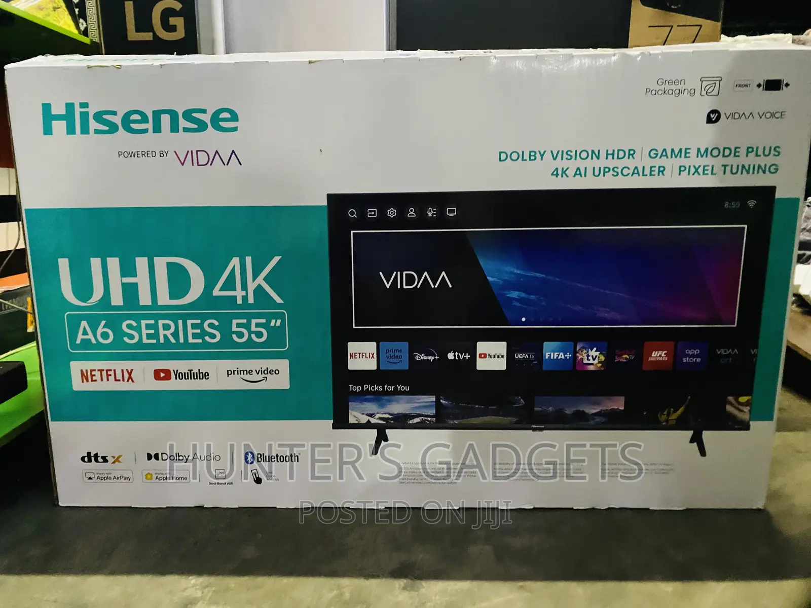 Hisense 55 Inch A6 Series New Model Brand New Frameless
