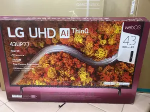 Lg 43 Inch Smart Up77 Model Frameless With Apple Airplay