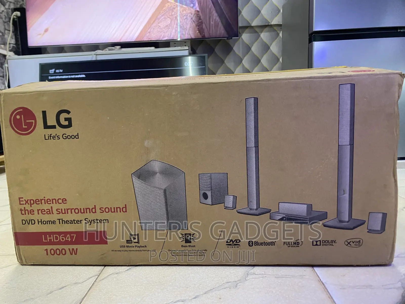 Lg Bluetooth Home Theater 1000 Watts With Fm Radio,Hdmi,Dvd